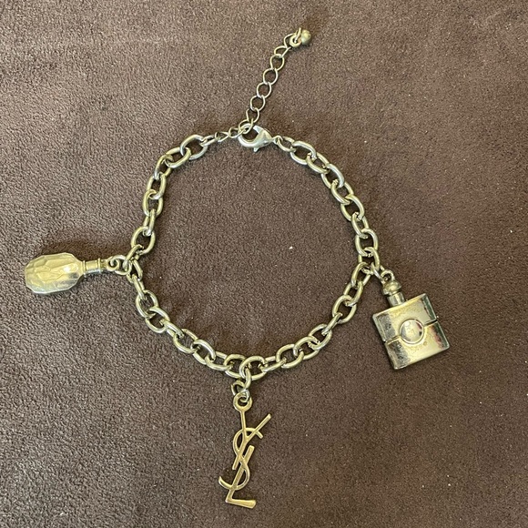 YSL gold tone bracelet